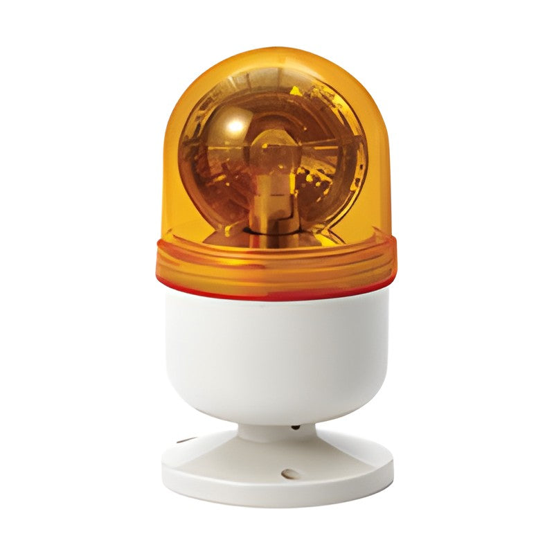 Qlight S80RK/S80UK Ø80mm Bulb Revolving Warning Light with Circular Mount Bracket