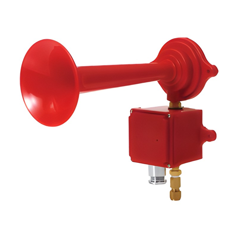 Qlight SANA Air Horn with Solenoid Valve Box, 130 dB