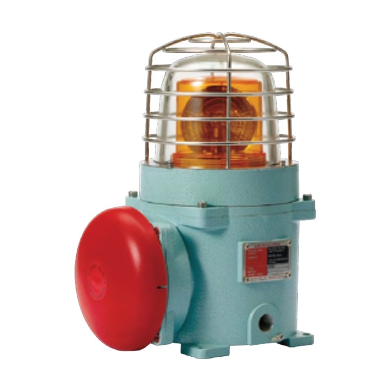 Qlight SEBA Explosion-Proof Bulb Revolving Beacon with Alarm Bell, 95 dB