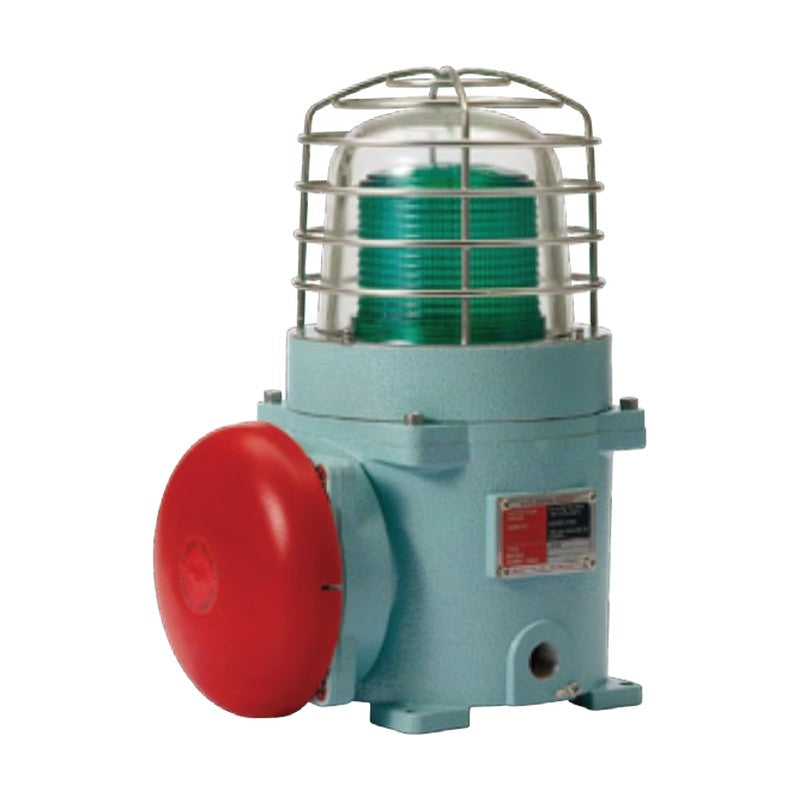 Qlight SEBAS Explosion-Proof Xenon Strobe Beacon with Alarm Bell, 95 dB