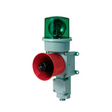 Qlight SED Ø125mm Bulb Revolving Beacon & Sounder (114dB, Wall)