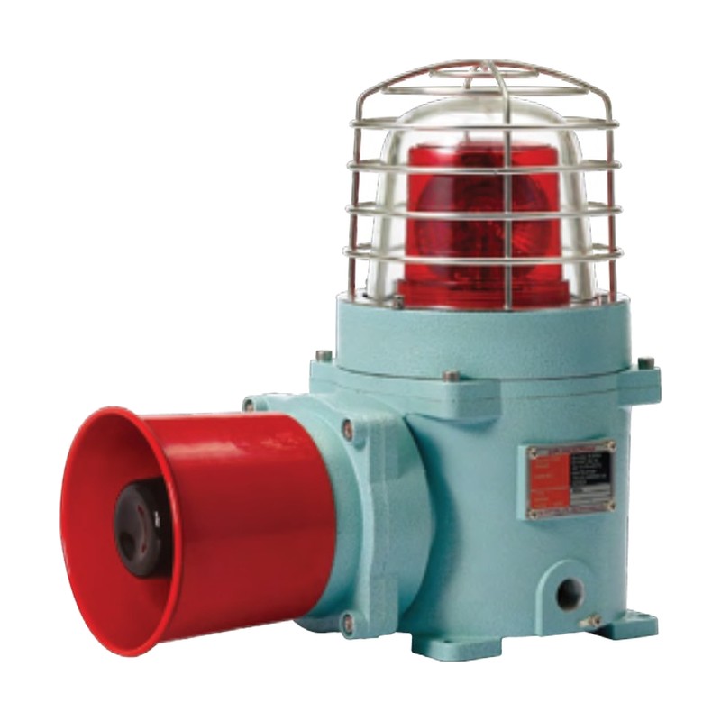 Qlight SESA-TI Telephone-Initiated Explosion-Proof Bulb Revolving Beacon with Sounder, 118 dB