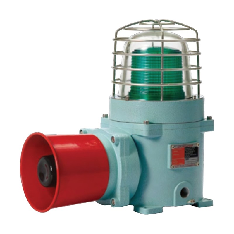 Qlight SESAL-TI Telephone-Initiated Explosion-Proof LED Steady/Flashing Beacon with Sounder, 118 dB