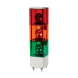 Qlight SJ 95x95mm Cube Stackable Signal Light (Bulb Revolving and LED)