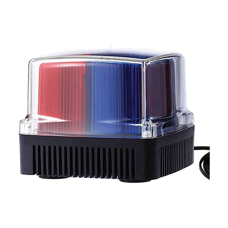 Qlight SKTLBM Cube-Shaped LED Warning Light with Siren Buzzer and Magnet