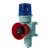 Qlight SMD Ø150mm Bulb Revolving Beacon & Sounder (120dB, Wall)
