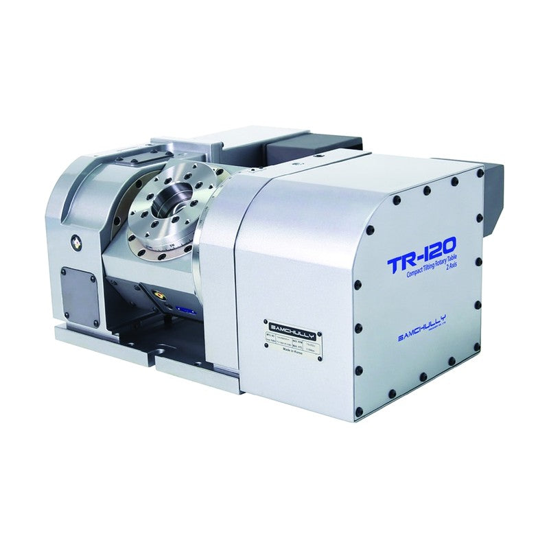 Samchully 2-Axis Tilting NC Rotary Table TR Series (YASKAWA Motor, NeoCon-T Controller)