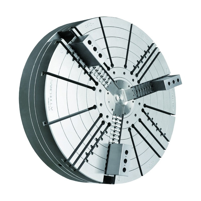 Samchully 3-Jaw Closed-Center Power Chuck HC (Groove Type)