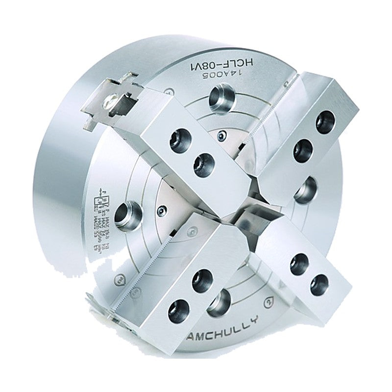 Samchully Long-Stroke 2-Jaw / 4-Jaw Closed-Center Power Chuck HCLT/HCLF