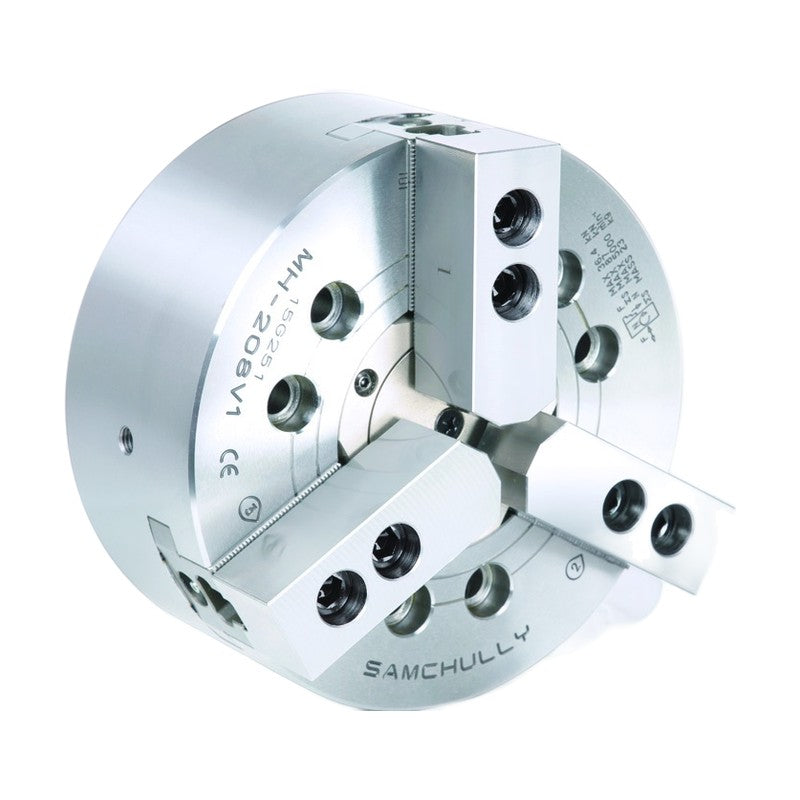 Samchully Mega-Bore 3-Jaw High-Speed Open-Center Chuck MH