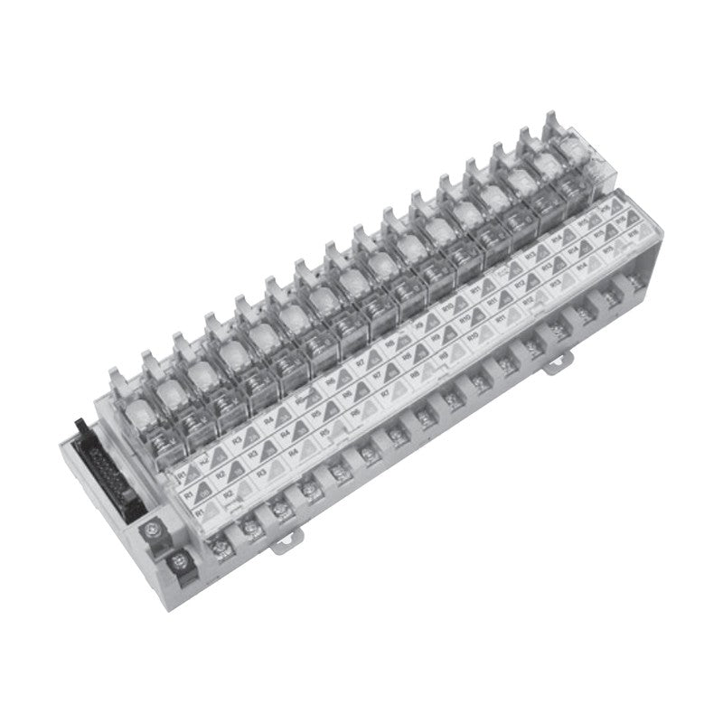 Samwon ACT R16P 16-Point Power Relay Terminal with OMRON G2R Relay, 10 A