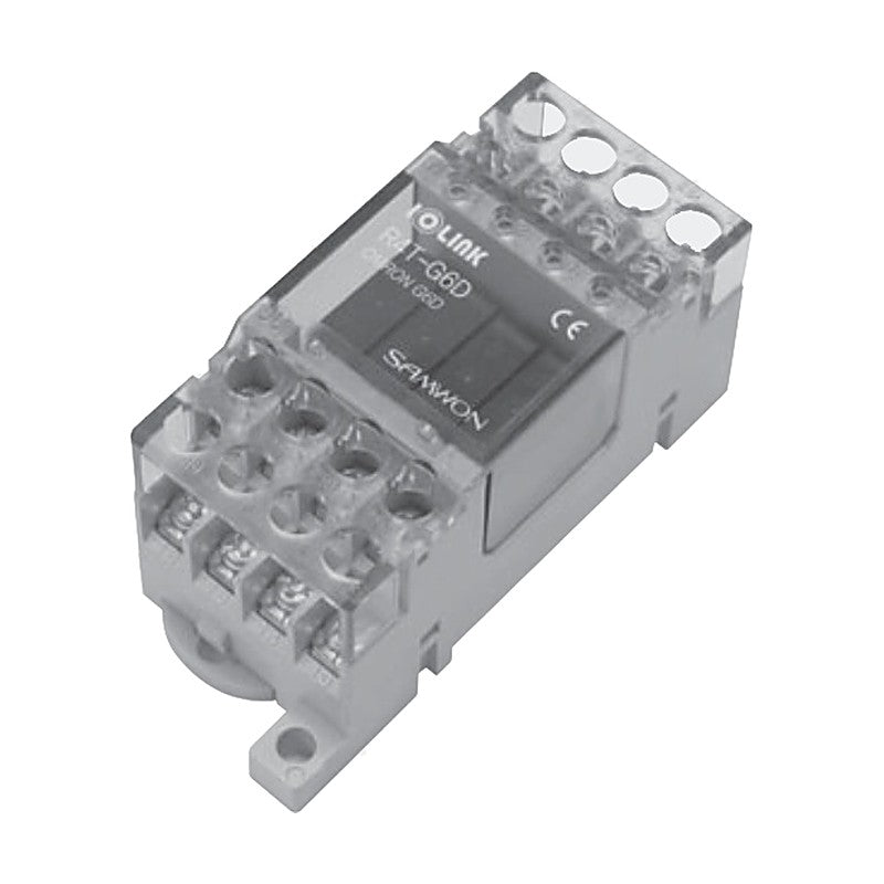 Samwon ACT R4T-G6D 4-Point Relay Terminal with Omron G6D Relays