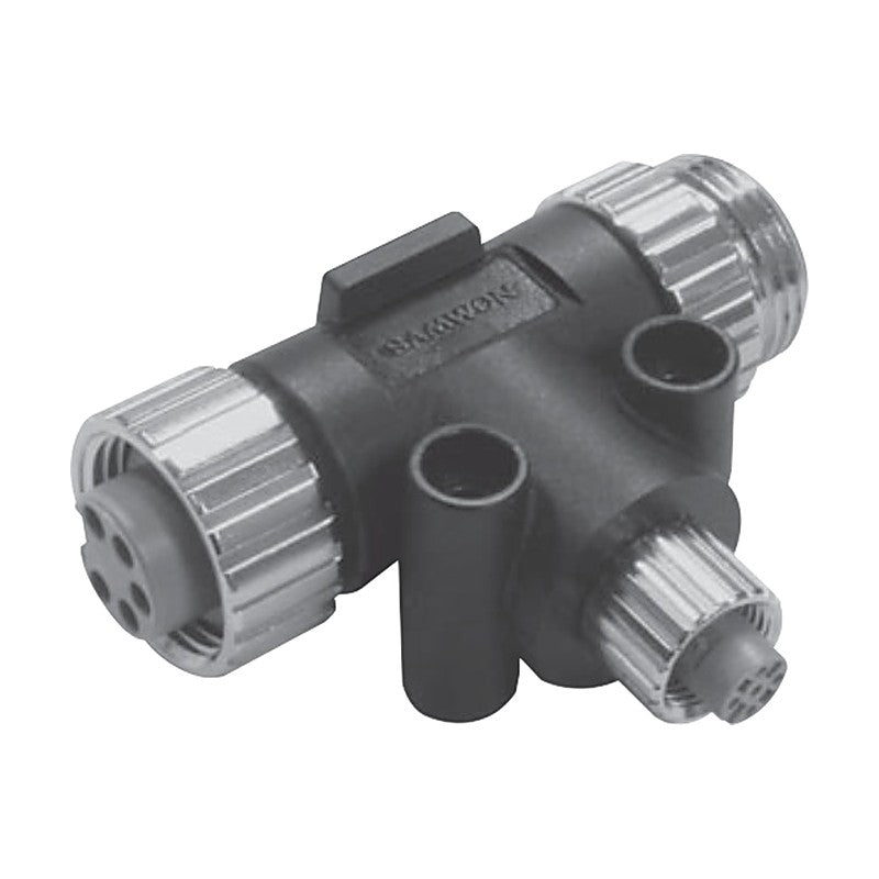 Samwon ACT U78T-5DN-M12 DeviceNet 7/8" to M12 T-Splitter Connector