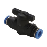 Sangah GBUC Ball Valve, One-Touch Union, Metric Tube