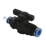 Sangah GBUG Ball Valve, One-Touch Reducing Union, Metric Tube