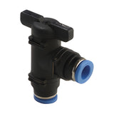 Sangah GBUL Ball Valve, One-Touch Union Elbow, Metric Tube