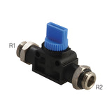 Sangah GHVSS-G Hand Valve, Nipple Type, G (PF) Male x G (PF) Male Thread