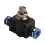 Sangah GNSF Speed Controller, Union Straight (In-Line), Metric Tube
