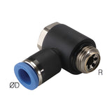 Sangah GNSH-G Speed Controller, Elbow, Metric Tube, G (PF) Thread