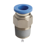 Sangah GPC Male Straight, One-Touch Fitting, Metric Tube, R (PT) Thread