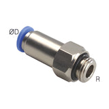 Sangah GPCVC-G Check Valve, Straight, One-Touch, Metric Tube, G (PF) Thread