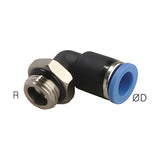 Sangah GPL-G Male Elbow, One-Touch Fitting, Metric Tube, G (PF) Thread