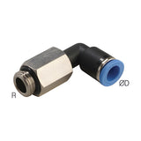 Sangah GPLL-G(L) Extended Male Elbow, One-Touch Fitting, Metric Tube, G (PF) Thread