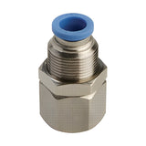 Sangah GPMF Bulkhead Female Straight, Metric Tube, Rc (PT) Female Thread