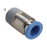 Sangah GPOC Round Male Straight (Hex Socket), Metric Tube, R (PT) Thread