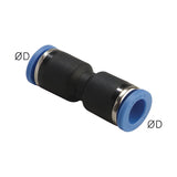 Sangah GPUC Union Straight, One-Touch Fitting, Metric Tube