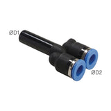 Sangah GPWJ Plug-In Reducer Y, One-Touch Fitting, Metric Tube