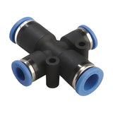 Sangah GPZA22 Reducer Union Cross (2/2), One-Touch Fitting, Metric Tube