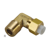 Sangah IL Male Elbow Insert Fitting, Inch Tube, R (PT) Thread