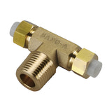 Sangah IT Male Branch Tee Insert Fitting, Metric Tube, R (PT) Thread