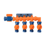 Sangah JMSV Total Flow Control Manifold Kit with Valves, Adjustable Coolant Hose System
