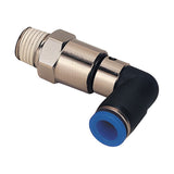 Sangah NHRL Elbow High Rotary Joint, One-Touch Fitting, Inch Tube, R (PT) Thread