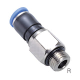 Sangah NRC-G Rotary Joint, Straight, Metric Tube, G (PF) Thread