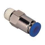Sangah PCVC Male Check Valve, One-Touch Fitting, Inch Tube, NPT Thread