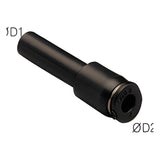 Sangah PGJ-C Compact Reducer (Plug-In), One-Touch Fitting, Metric