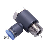 Sangah PGL-G(D1) Single Universal Elbow, One-Touch Fitting, Metric Tube, G (PF) Thread