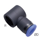 Sangah PGL-P Universal Elbow Body, One-Touch, Metric Tube, G (PF) Size