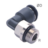 Sangah PL-C(G) Compact Male Elbow, One-Touch Fitting, G (PF) Thread