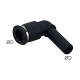 Sangah PLJ-C Compact Plug-In Elbow, One-Touch Fitting, Inch Tube