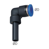 Sangah PLJ Plug-In Elbow, One-Touch Fitting, Inch Tube
