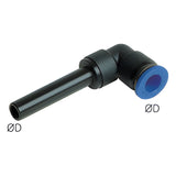 Sangah PLLJ Plug-In Extended Elbow, One-Touch Fitting, Inch Tube