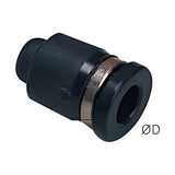 Sangah PPF-C Compact Cap, One-Touch Fitting, Metric