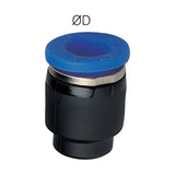 Sangah PPF Cap, One-Touch Fitting, Inch Tube