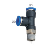 Sangah PST Male Run Tee, One-Touch Fitting, Inch Tube, NPT Thread