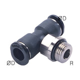 Sangah PT-C(G) Compact Male Branch Tee, One-Touch Fitting, G (PF) Thread