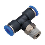 Sangah PT Male Branch Tee, One-Touch Fitting, Inch Tube, R (PT) Thread